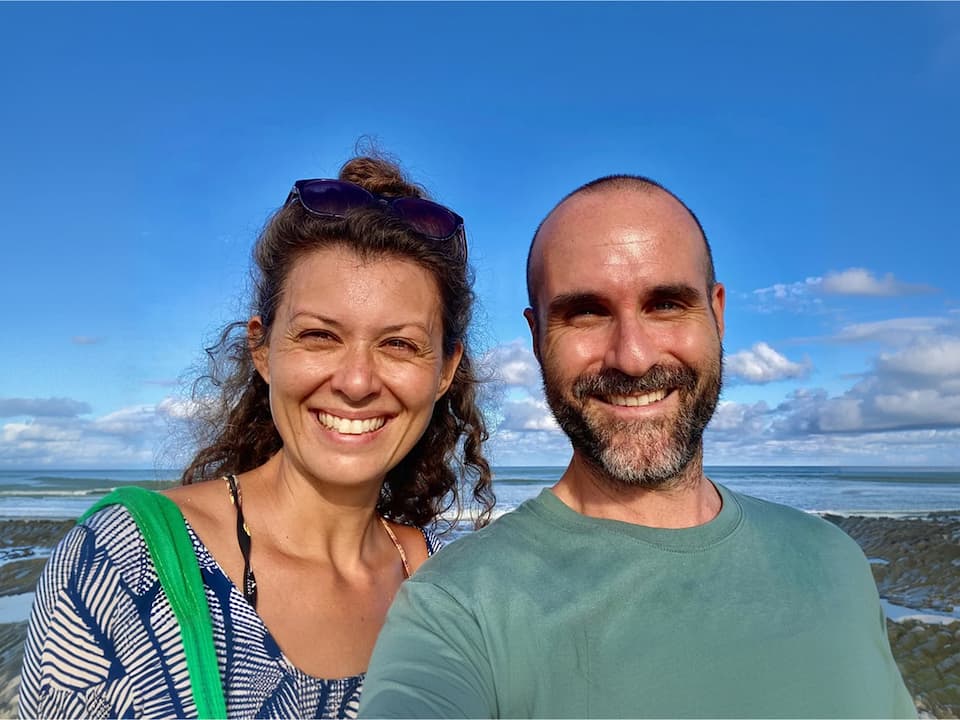 Joelle and Simon at Cabuya