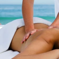Get a massage on the beaches of Avellanas and Negra